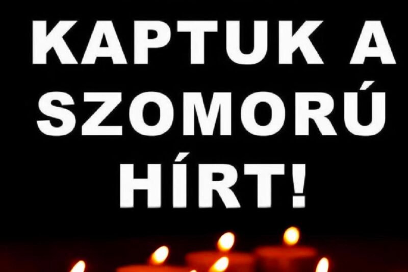 1 perce érkezett! Gyászba borult az ország – Szörnyű hírt kaptunk ma reggelre – nagy név távozott közülünk! 👇𝐂𝐢𝐤𝐤 𝐚 𝐡𝐨𝐳𝐳𝐚́𝐬𝐳𝐨́𝐥𝐚́𝐬𝐨𝐤𝐧𝐚́𝐥!
