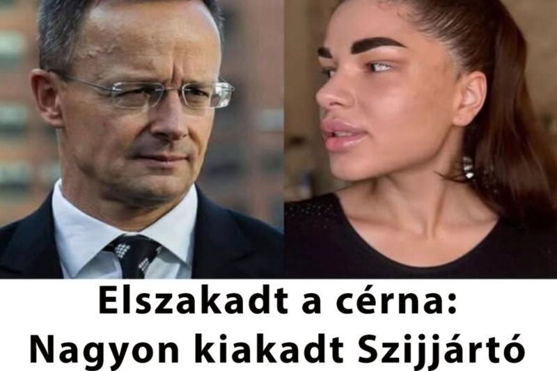 💥 KITÖRT A BOTRÁNY!Szijjártó Péter kiakadt Gáspár Evelin miatt! Óriási a balhé történt!