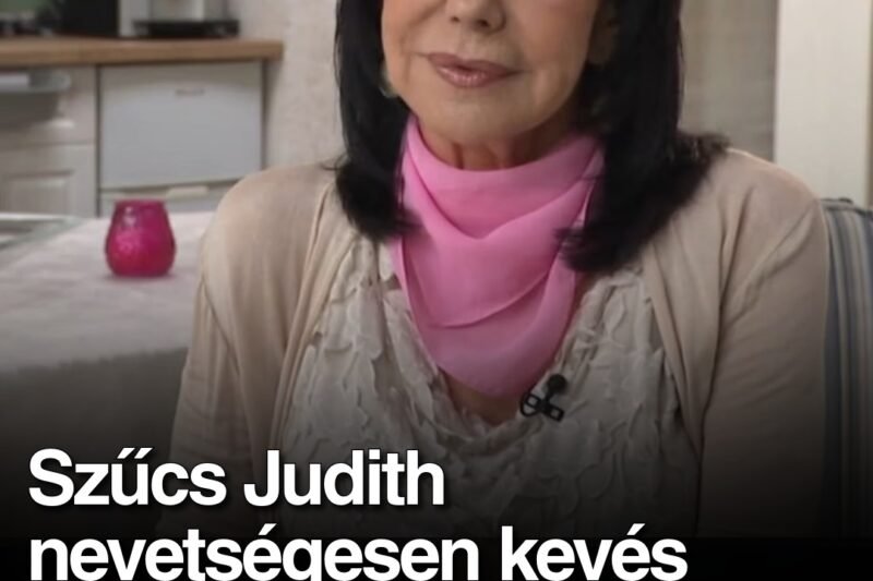 Szűcs Judith nevetségesen kevés nyugdíjt kap: sokkot kapott, amikor reggel beállított hozzá a postás
