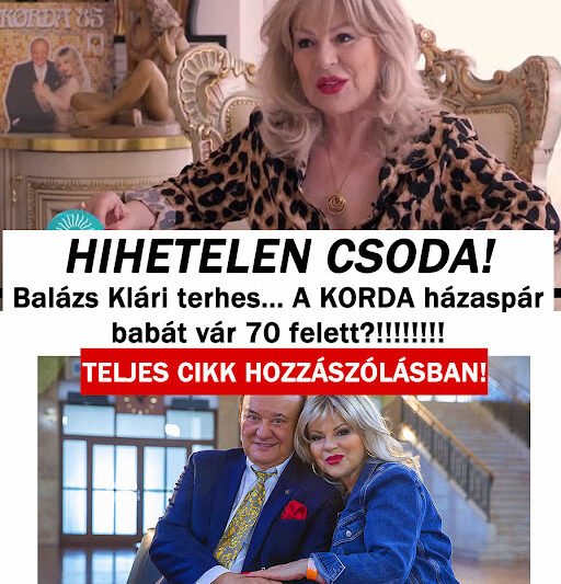 Balázs Klári őszintén vallott