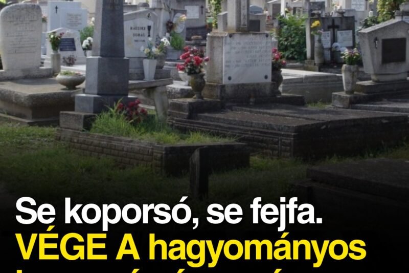 Se koporsó, se fejfa. VÉGE A hagyományos koporsós és urnás temetéseknek!