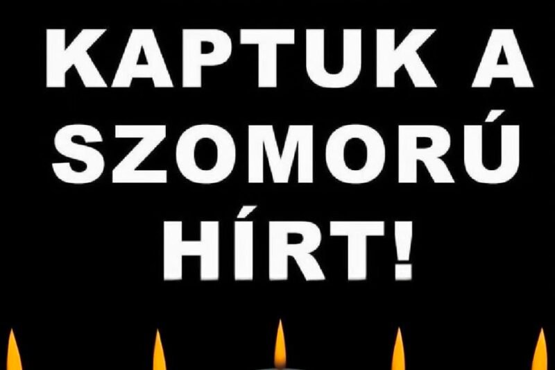 1 perce érkezett! Gyászba borult az ország – Szörnyű hírt kaptunk ma reggelre – nagy név távozott közülünk! 👇𝐂𝐢𝐤𝐤 𝐚 𝐡𝐨𝐳𝐳𝐚́𝐬𝐳𝐨́𝐥𝐚́𝐬𝐨𝐤𝐧𝐚́𝐥!