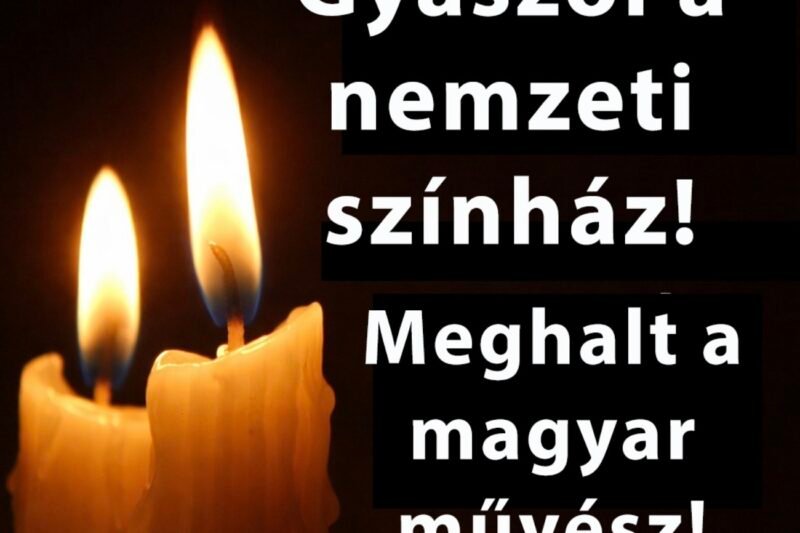 1 perce érkezett! Gyászba borult az ország – Szörnyű hírt kaptunk ma reggelre – nagy név távozott közülünk! 👇𝐂𝐢𝐤𝐤 𝐚 𝐡𝐨𝐳𝐳𝐚́𝐬𝐳𝐨́𝐥𝐚́𝐬𝐨𝐤𝐧𝐚́𝐥!