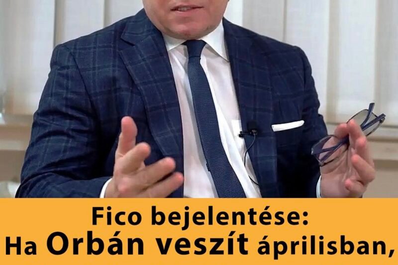 Fico bejelentése: Ha Orbán veszít áprilisban, akkor Szlovákia kész megállítani a 90 milliárd eurós háborús kölcsönt!