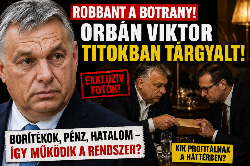 Exkluzív felvételek: borítékok, csendes egyezségek, rejtett érdekek…