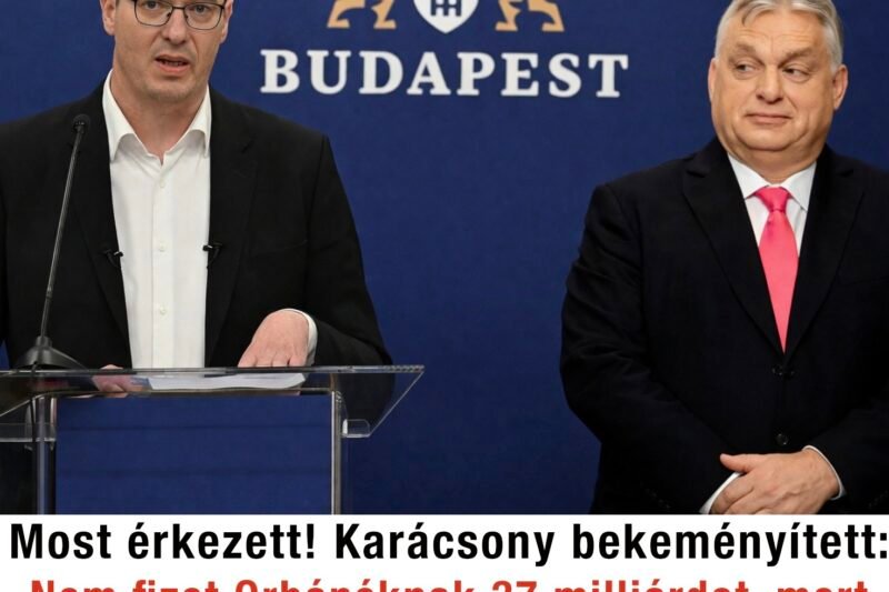 FRISS! Karácsony Gergely bejelentette: egy fillért sem utalnak, amíg nem áll fel az új kormány