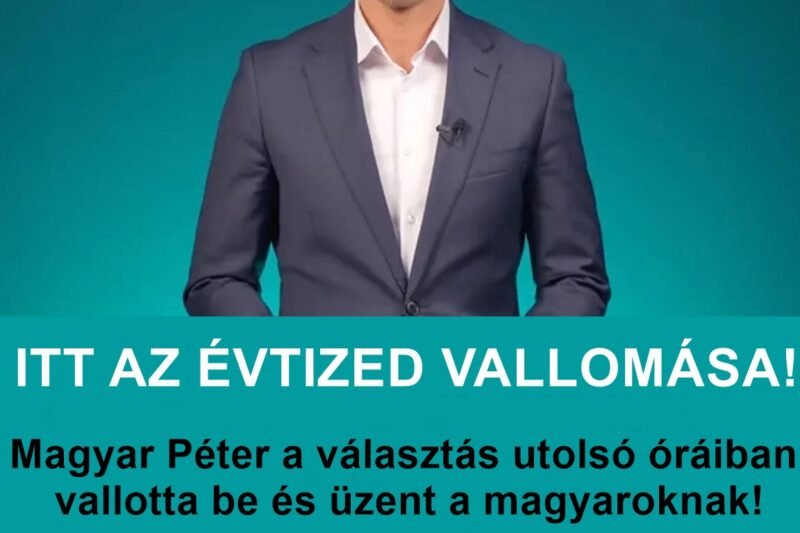 Magyar Péter rendkívüli bejelentése felrobbantotta az országot