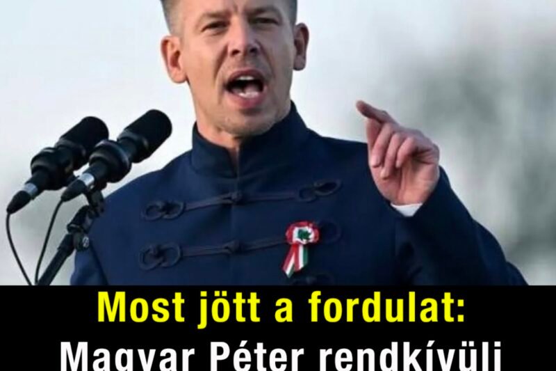 Most jött a fordulat: Magyar Péter rendkívüli bejelentést tett