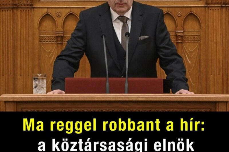 Ma reggel robbant a hír: a köztársasági elnök bejelentése mindent átírhat
