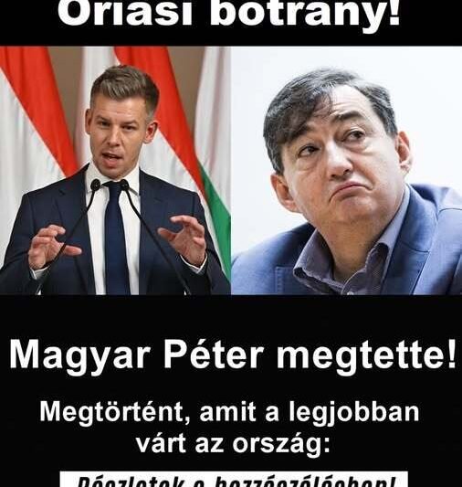 ITT a vége! Bekövetkezett! Magyar Péter Megtette Mészáros Lőrinccel: