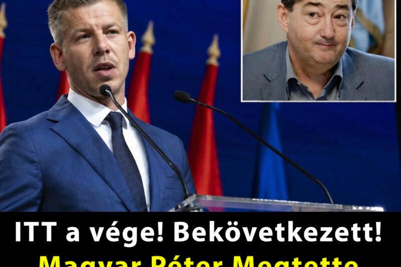 ITT a vége! Bekövetkezett! Magyar Péter Megtette Mészáros Lőrinccel