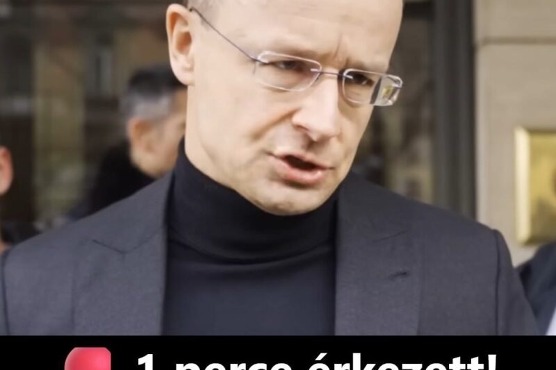 Rendkívüli hír érkezett: Szíjjártó megszólalt ma este