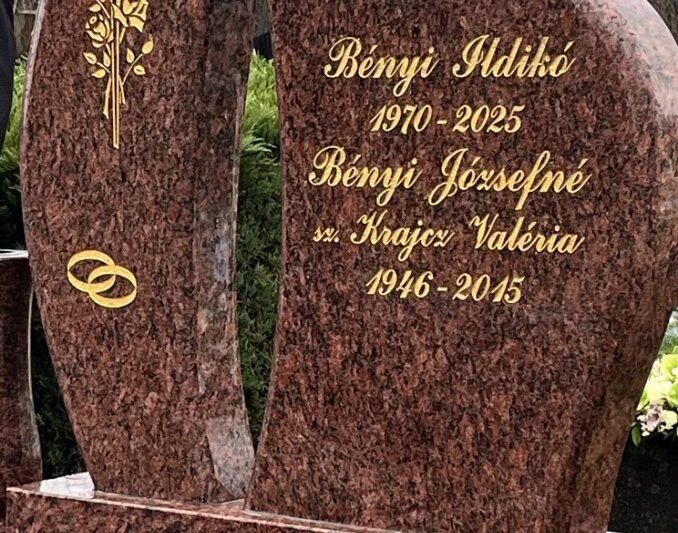 MA Bényi Ildikó sírhelyénél jártunk…a könnyünk kicsordult mikor megláttuk EZT…ez valami leírhatalan látvány. A szívfacsaró képet lent nézheti meg