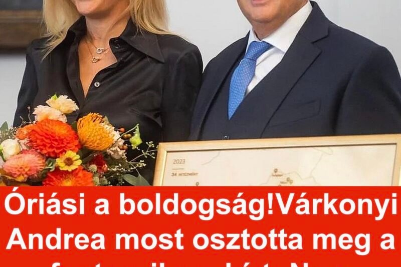 Óriási a boldogság!Várkonyi Andrea most osztotta meg a fantaszikus hírt: Nem győznek gratulálni a rajongók