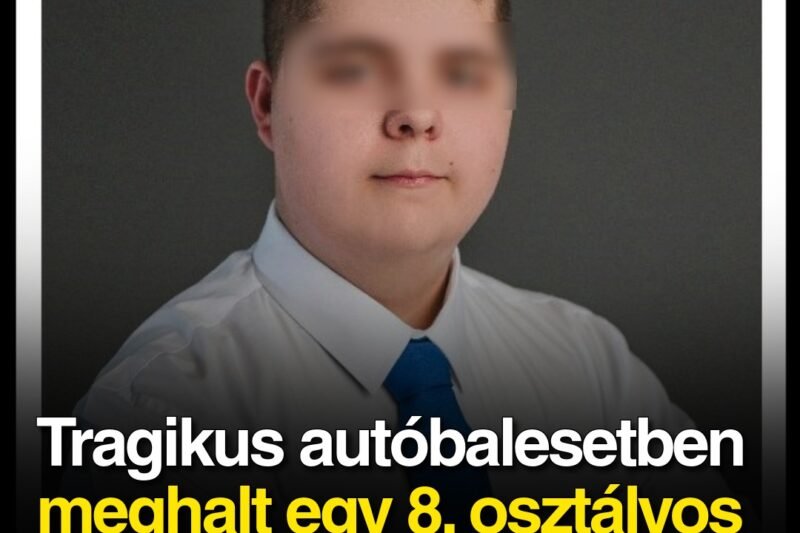 Tragikus autóbalesetben meghalt egy 8. osztályos magyar diák: gyászba borult egy egész iskola