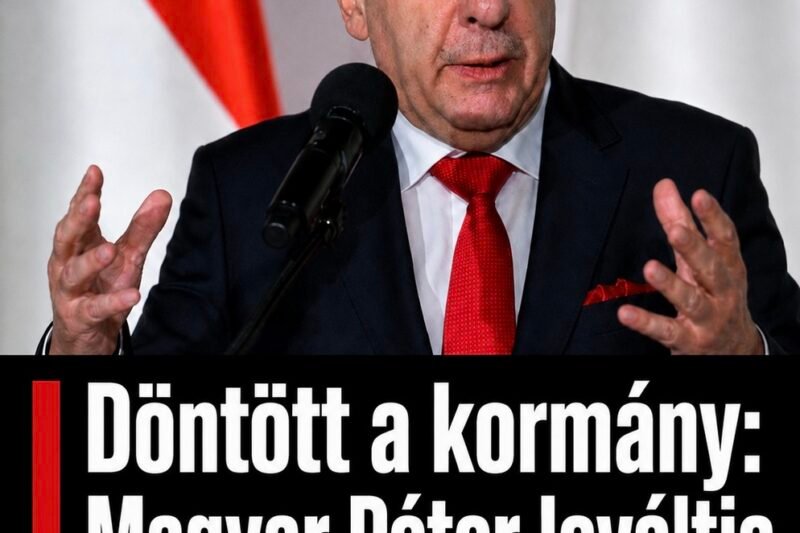 Döntött a kormány: Magyar Péter leváltja Sulyok Tamást