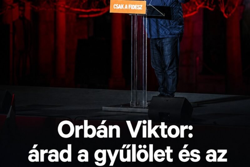 Orbán Viktor: árad a gyűlölet és az erőszak, ezért megalakítjuk a Védvonalat