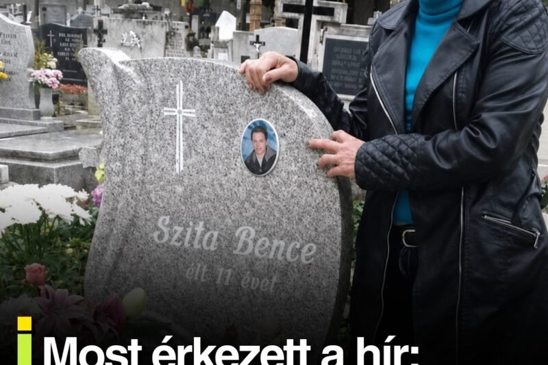 Most érkezett a hír elhunyt Szita Bence édesanyja