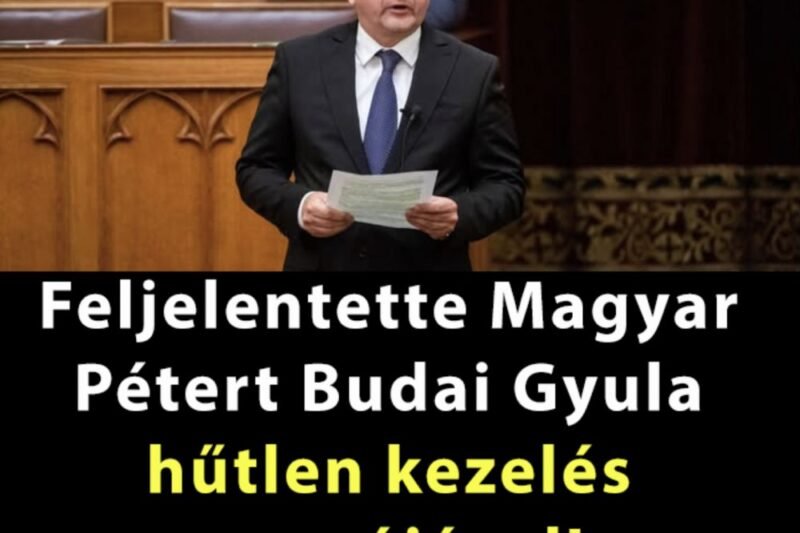 Budai Gyula fideszes képviselő büntetőfeljelentést tett a Tisza Párt elnöke ellen. Cikk a hozzászólásoknál! >>>