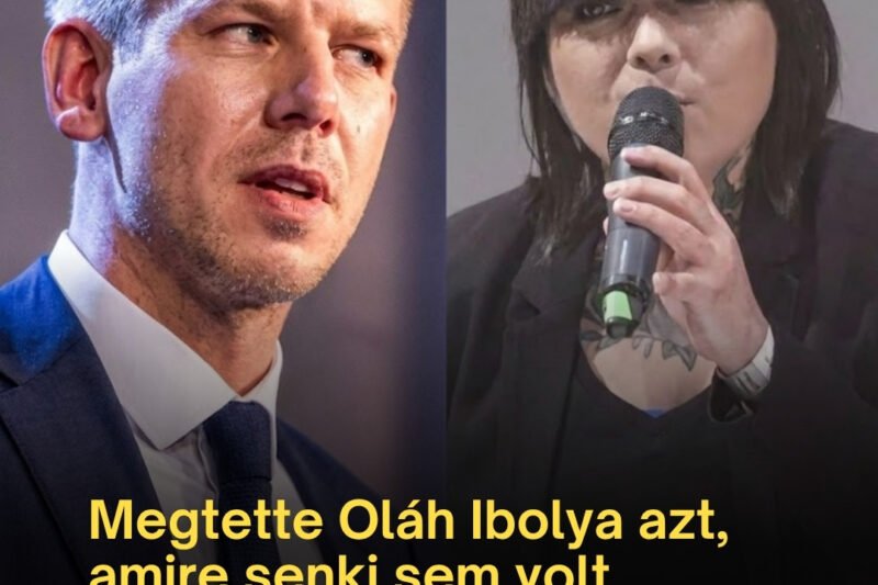 Megtette Oláh Ibolya azt, amire senki sem volt felkészülve. Magyar Péter előtt, ott a Parlament lépcsőjén fogta, és…