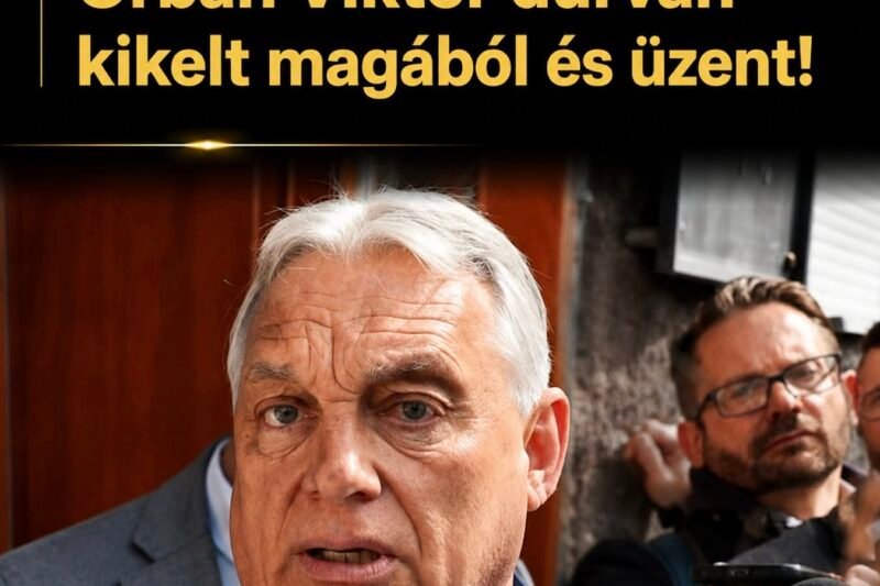 Orbán Viktor durván kikelt magából és üzent
