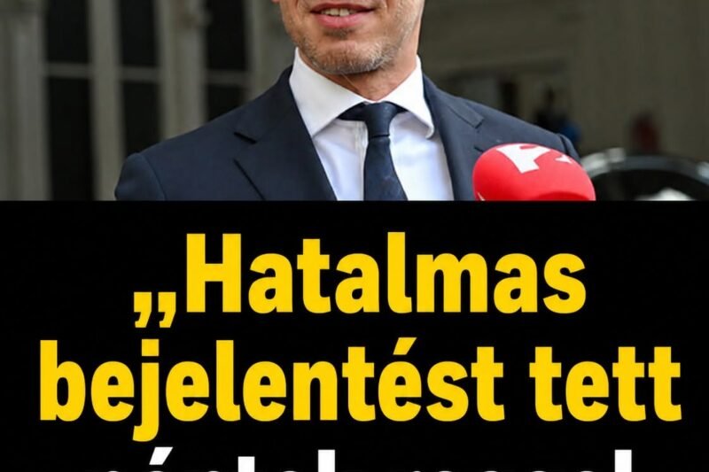 Péntek reggel váratlan bejelentést tett Magyar Péter   Forrás: https://hirstart24.com/