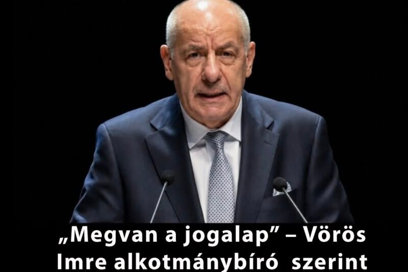 Megvan a jogalap– Vörös Imre alkotmánybíró szerint Sulyok Tamás így megfosztható meg tisztségétől!
