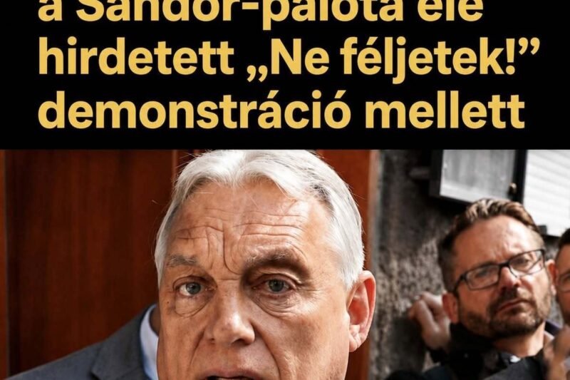 Orbán Viktor támogatását fejezte ki a demonstráció mellett