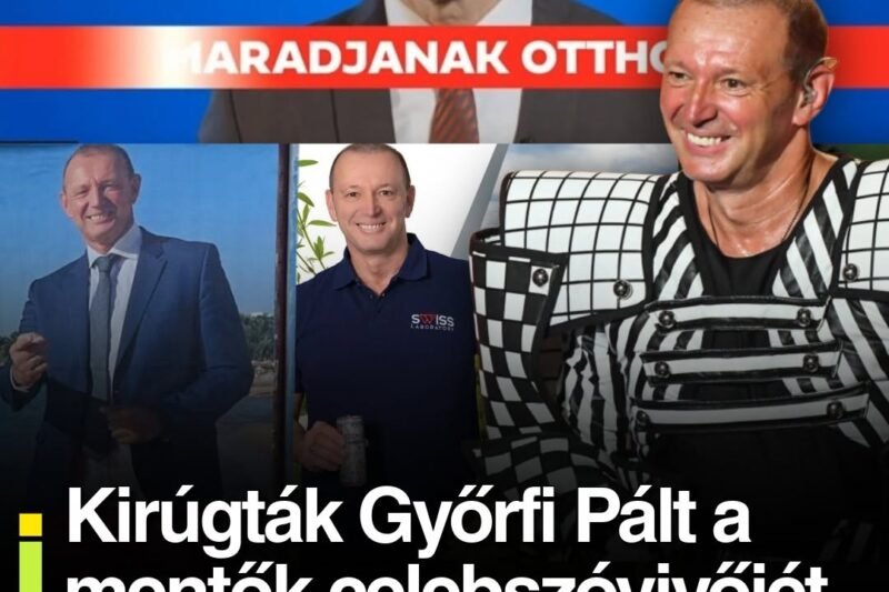 Leváltották Győrfi Pált a mentők celebszóvivőjét