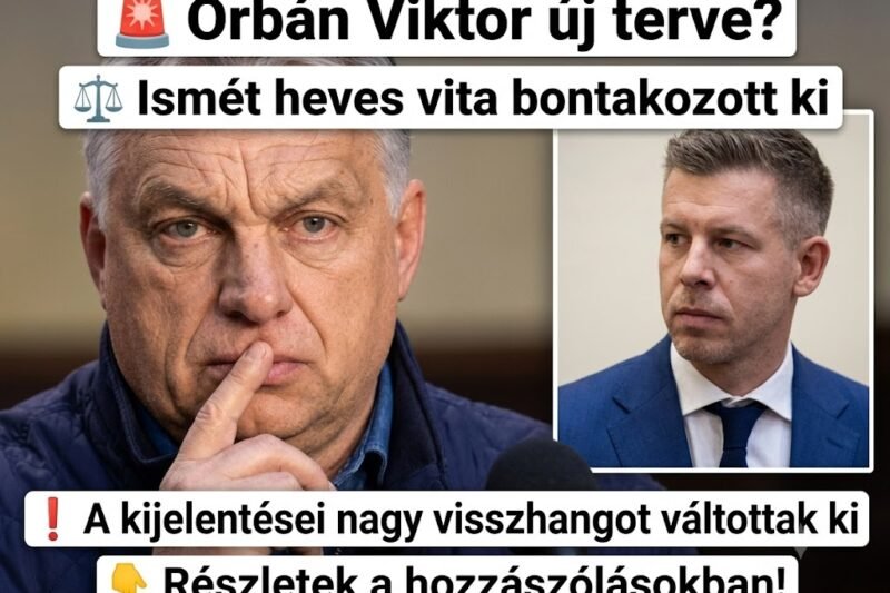 🚨 ORBÁN VIKTOR ÚJ TERVE NAGY VITÁT VÁLTOTT KI! 😮