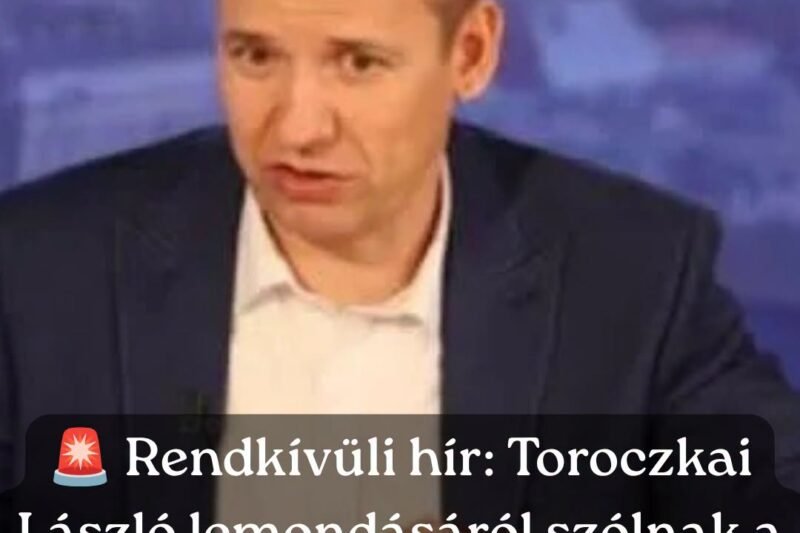 Rendkívüli! Toroczkai László is lemond – EZT lehet tudni