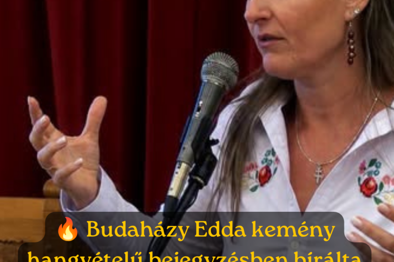 Budaházy Edda kemény bejegyzésben ment neki Magyar Péternek