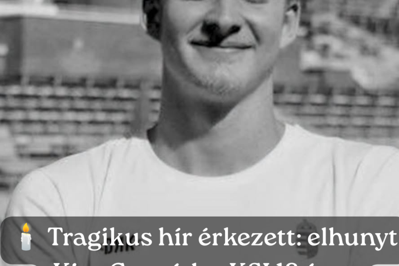 Meghalt Kiss Csanád, a KSI 18 éves vízilabdázója