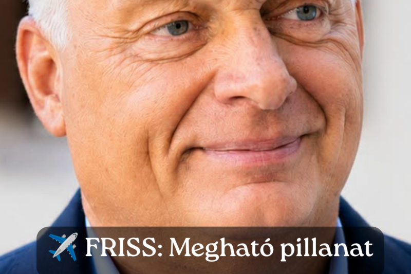 FRISS! A nő, aki a fapados repülőn találkozott Orbán Viktorral, sírva fakadt