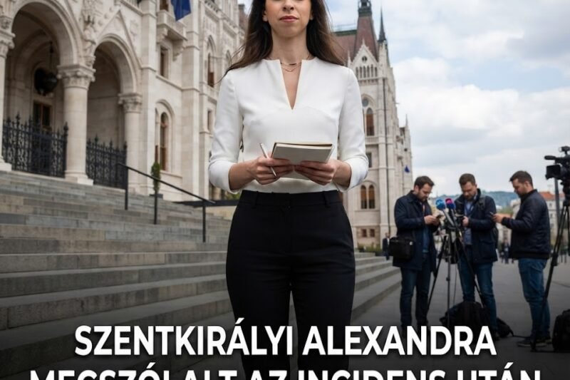 🚨 Szentkirályi Alexandra azt írta: leköpték és sértő szavakkal illették, miután kilépett az Országházból