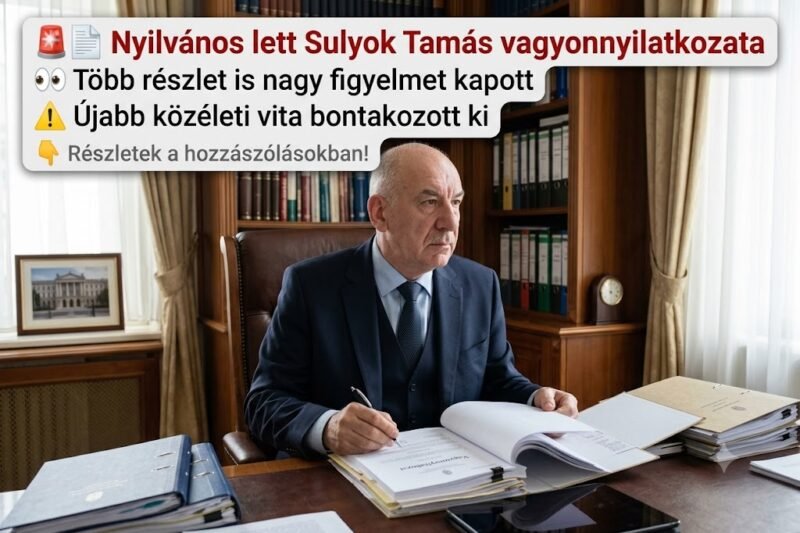 🚨 NYILVÁNOSSÁGRA KERÜLT SULYOK TAMÁS VAGYONNYILATKOZATA! 📄