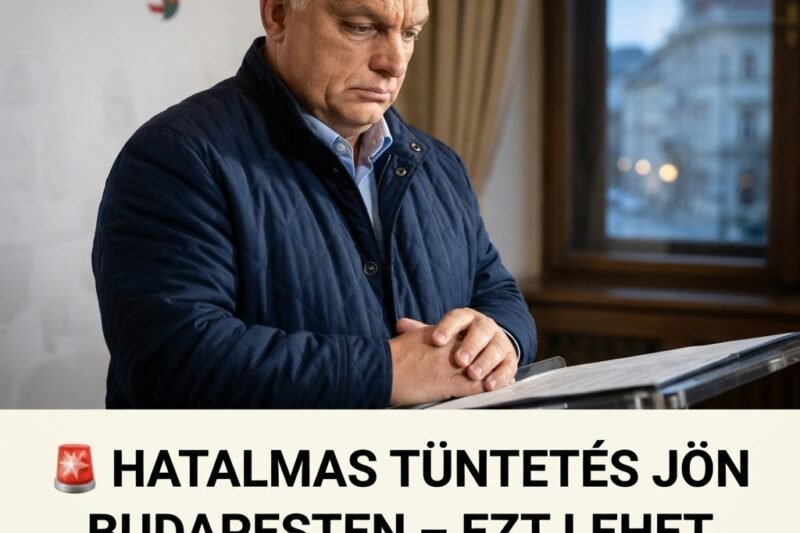🚨 HATALMAS TÜNTETÉS JÖN BUDAPESTEN – EZT LEHET TUDNI RÓLA!