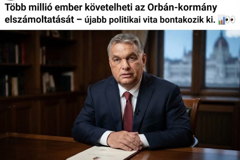 🚨 TÖBB MILLIÓ EMBER KÖVETELI AZ ORBÁN-KORMÁNY ELSZÁMOLTATÁSÁT – MEGDÖBBENTŐ ADATOKAT KÖZÖLTEK