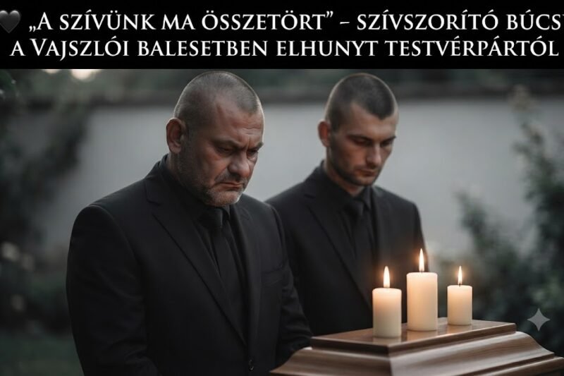 🖤 „A szívünk ma összetört… El kell búcsúznom tőled” – megrázó szavakkal búcsúzik a család