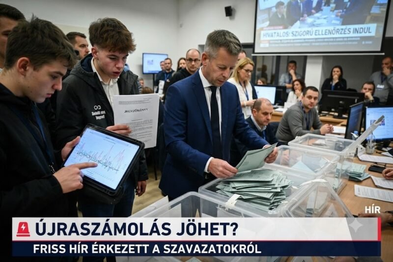 🚨 ÚJRASZÁMOLÁS JÖHET? Most érkezett a friss hír a szavazatok újraszámolásáról