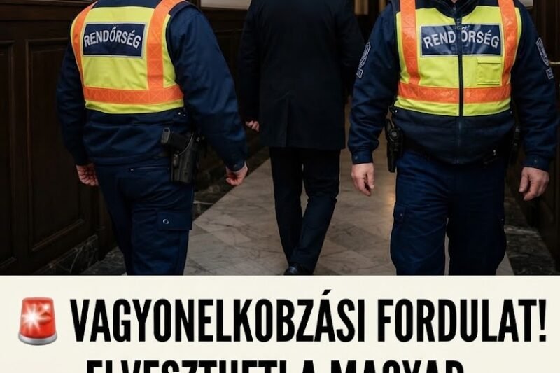 🚨 VAGYONELKOBZÁSI FORDULAT!