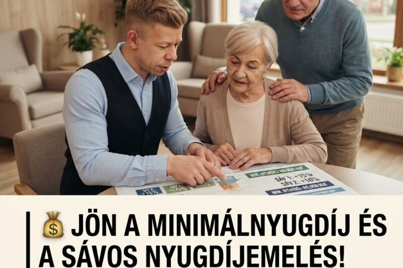 💰 JÖN A MINIMÁLNYUGDÍJ ÉS A SÁVOS NYUGDÍJEMELÉS! MUTATJUK A SZÁMOKAT!