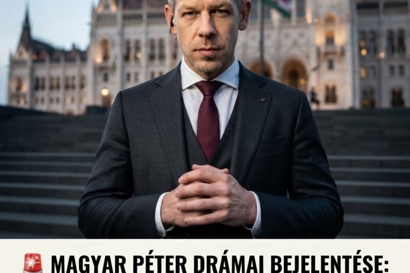 🚨 MAGYAR PÉTER DRÁMAI BEJELENTÉSE: AMIT FELTÁRTAK, AZ MINDEN ELKÉPZELÉST FELÜLMÚL!