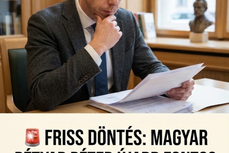 🚨 FRISS DÖNTÉS: MAGYAR PÉTER ÚJABB FONTOS EMBERT MENESZTETT!