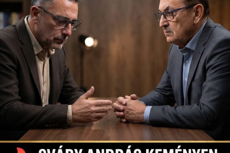 🔥 Sváby András olyat szólt be Fásy Ádámnak, hogy mindenki csak nézett – kemény kritikát fogalmazott meg