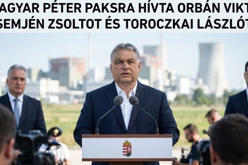 🚨 Magyar Péter meghívta Paksra Orbán Viktort, Semjén Zsoltot és Toroczkai Lászlót