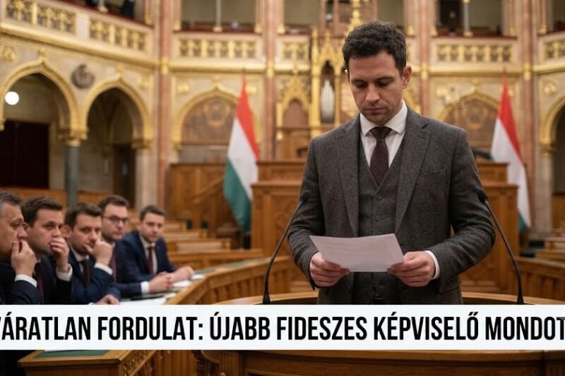🚨 Váratlan fordulat: újabb fideszes képviselő mondott le a parlamentben – folytatódik a frakció fiatalítása