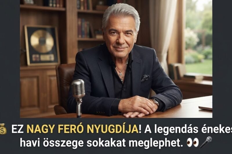 💰 SOKKOT KAPSZ! EZ NAGY FERÓ NYUGDÍJA – HIHETETLEN, MENNYIT KAP A LEGENDÁS ÉNEKES!