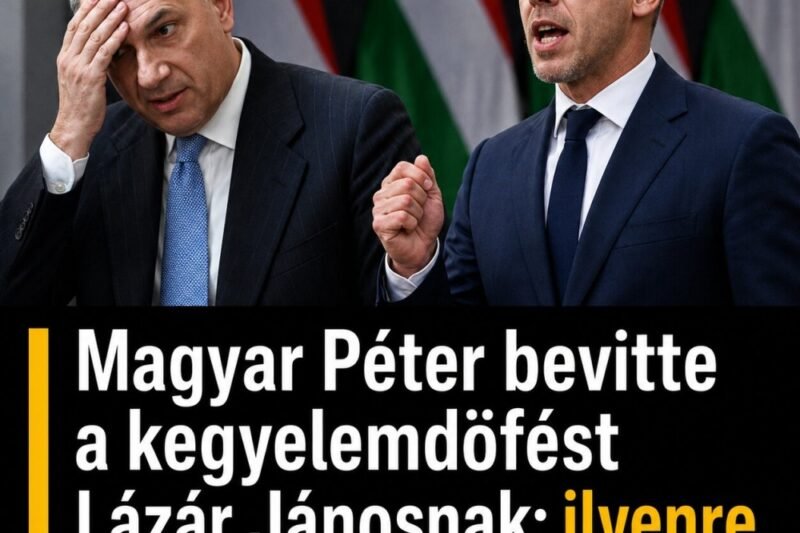Magyar Péter bevitte a kegyelemdöfést Lázár Jánosnak: ilyenre még nem volt példa – MindenegybenBlog