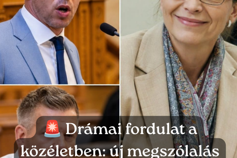 DRÁMAI FORDULAT! A miniszterelnök felesége váratlan bejelentést tett Magyar Péterrel kapcsolatban – azonnal heves politikai reakciók követték..konkon – Magyarmozaik.com